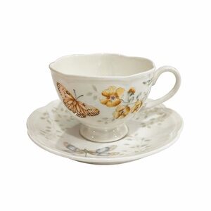 Lenox Butterfly Meadow Teacup and Saucer Set